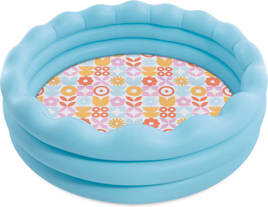 Intex Children's Round Swimming Pool 575lt Inflatable Light Blue