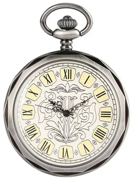 Gorben Men's Pocket Watch 48mm Battery Gold