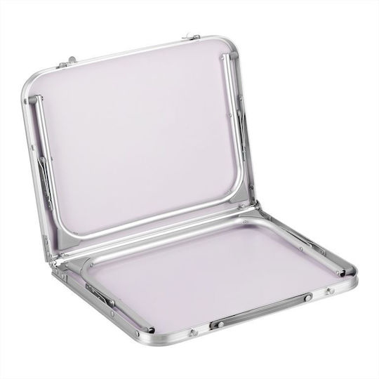 Nils Aluminium Campingmöbel Klapptisch 60x40cm Grau