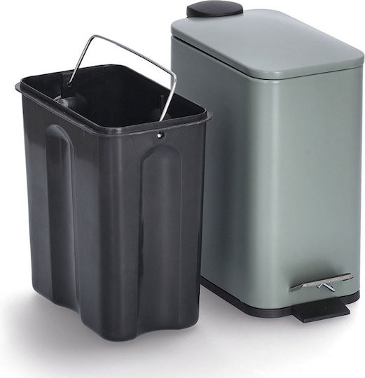 Metallisches Badezimmer Behälter Soft Close 5lt Rosa