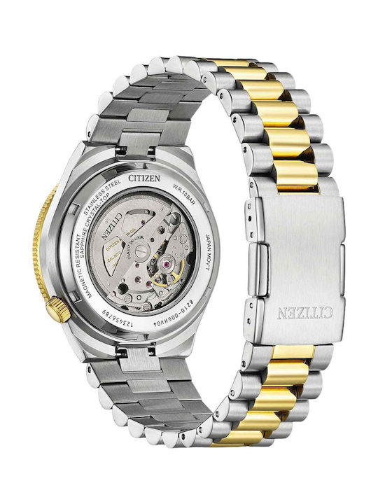 Citizen Men's Watch 40mm Automatic with Brown Metal Bracelet