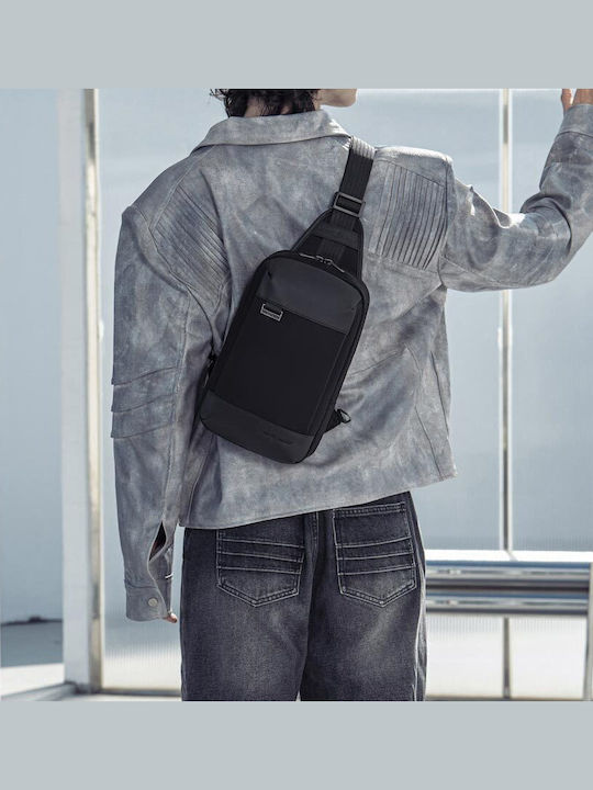 Herren Brusttasche Schwarze