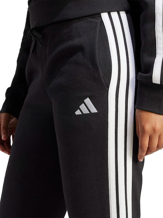 Performance Jogginghose Ausgestellt Vlies Schwarz