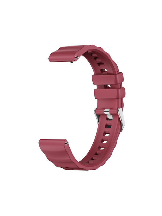 Silicone Strap Burgundy Huawei Watch GT 6 41mm