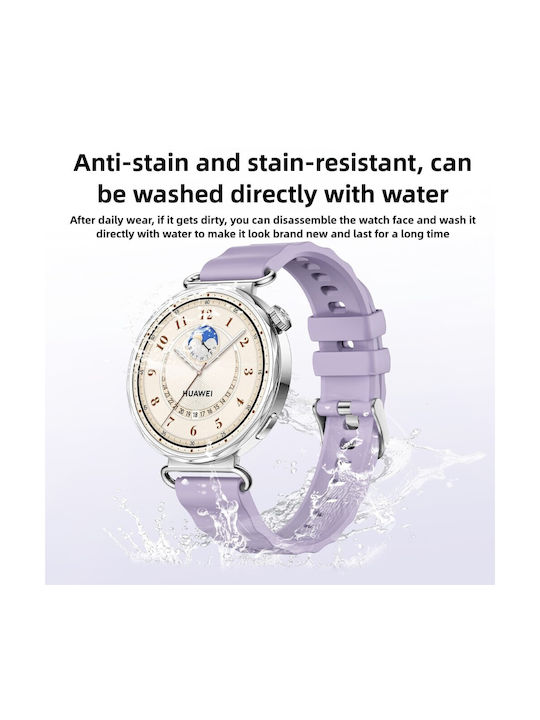 Silicone Strap Black (Huawei Watch GT 6 41mm)