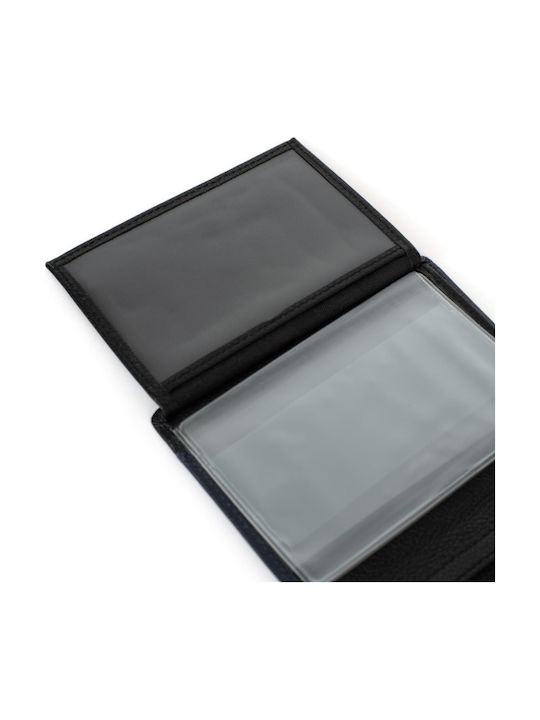 Δερμάτινο Ανδρικό Πορτοφόλι με RFID Μπλε