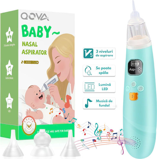 Qova Aspirator Nazal Electric pentru Sugari și Copii