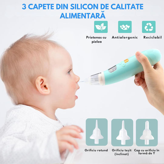 Qova Aspirator Nazal Electric pentru Sugari și Copii