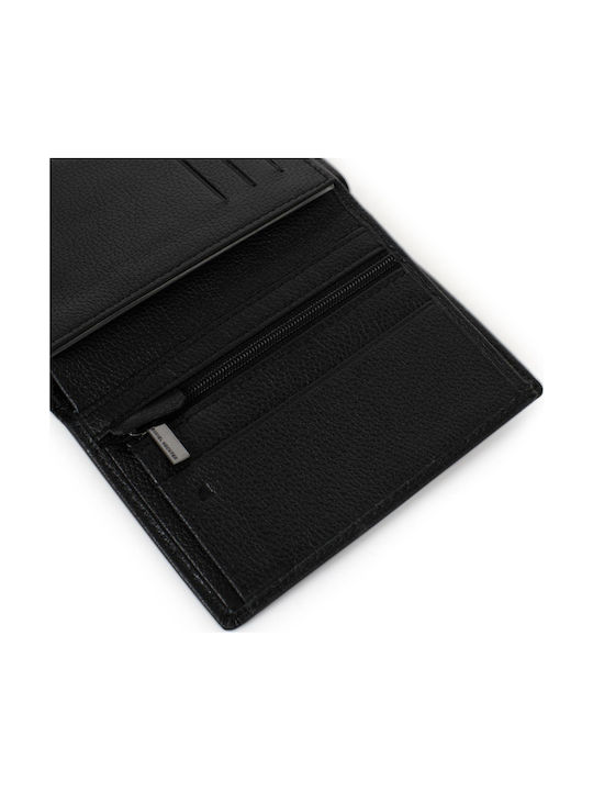 Leder Herrenbrieftasche mit RFID Schwarz