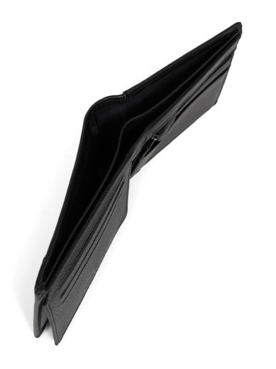 Leder Herrenbrieftasche mit RFID Schwarz