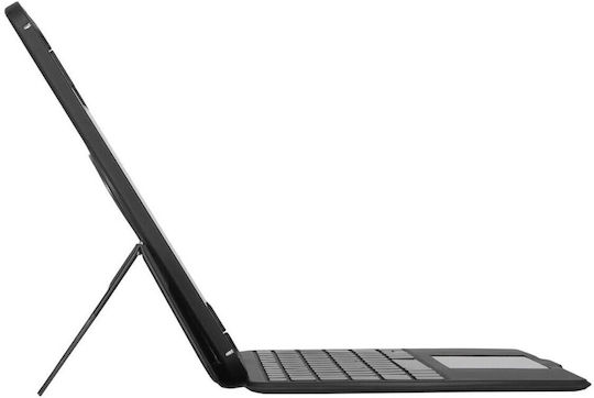 Targus Versavu Tastatur Folio Hülle Mit Hintergrundbeleuchtung Drahtlose Bluetooth 5.0 Qwerty Spanisch Schwarze
