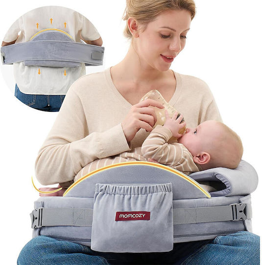 Momcozy Възглавница за Бременност и Кърмене Сива