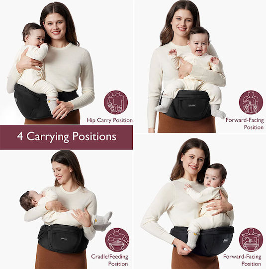 Momcozy Standard Baby Carrier Sling Black