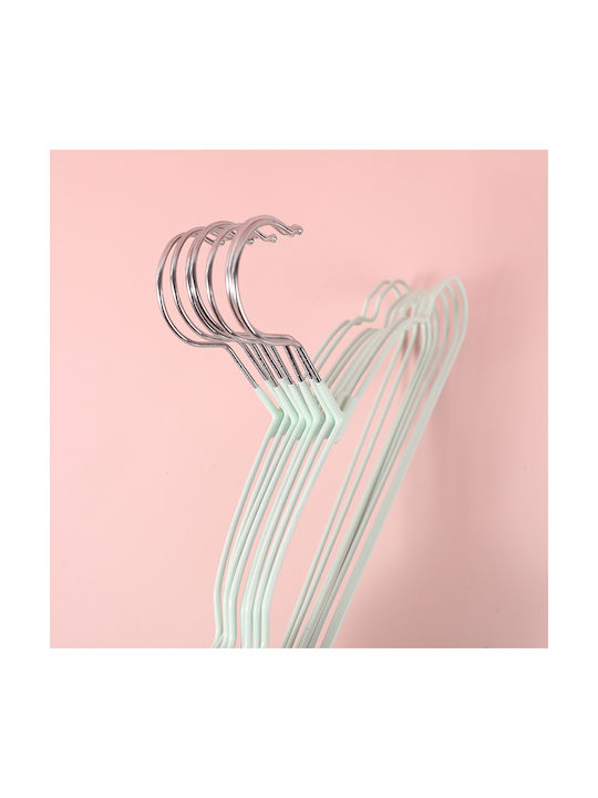 Kids Wall Hangers Multi Hook Metallic Green 8 Pieces