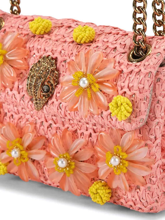 Kensington Straw Women's Shoulder Bag Orange