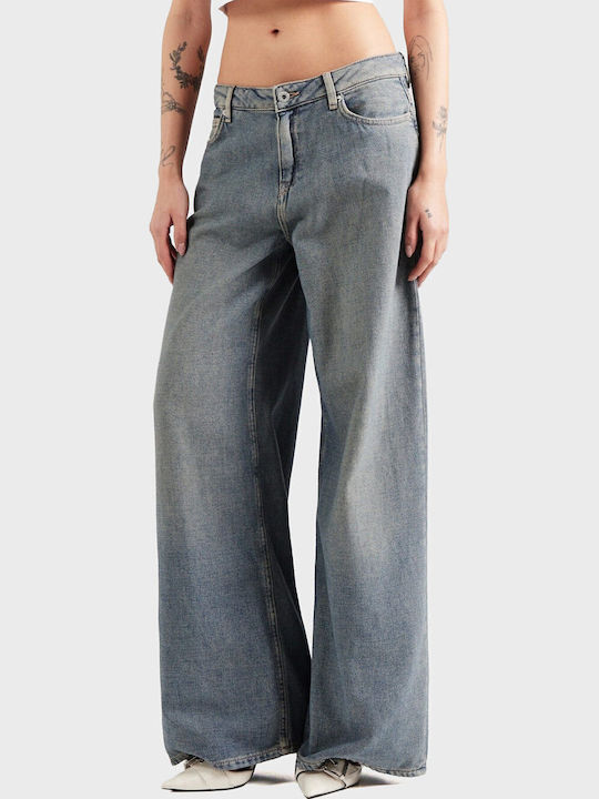 Women's Jean Trousers Medium Aged Denim