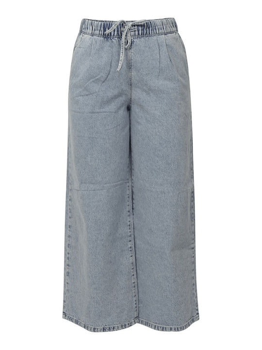 Blugi de damă cu croială largă Light Blue