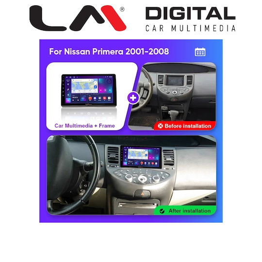 LM Digital Автомобилни Аудио Системи За Nissan Primera 2002 2008 Bluetooth USB Вграден Wi-Fi GPS Apple CarPlay Android Auto