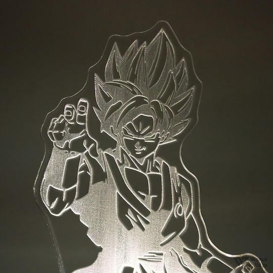 World of Wood Φωτιστικό Son Goku Dragon Ball LED