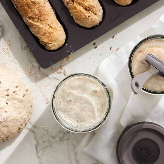 Lekue Bakeware Tin for Bread 9.3x9.3x17cm 3 Pieces