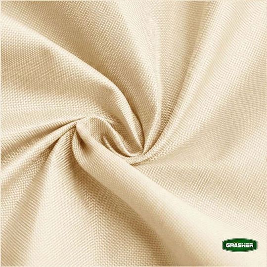 Grasher Pânză De Umbrire Pătrată Ecru Cu Inele 5x5m 180gr/m²