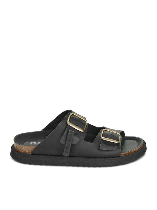 Vibe Women's Flat Sandals Black