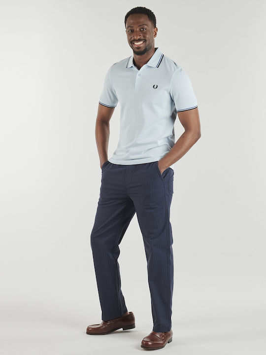 Twin Tipped Polo Bluză Cu Mânecă Scurtă Albastră