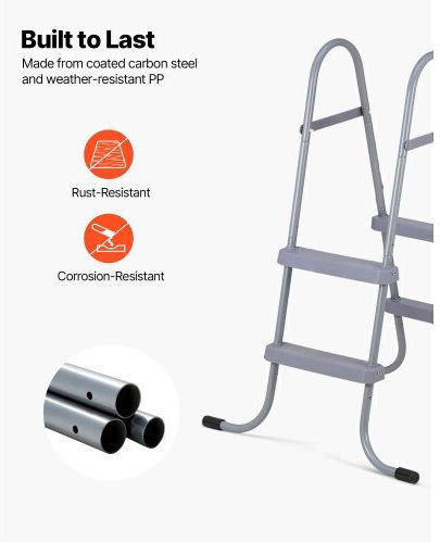 Vevor Silver Pool Ladder