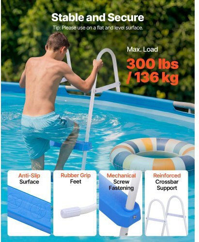 Vevor Silver Pool Ladder