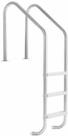 Vevor Pool Ladder Made of Silver Stainless Steel