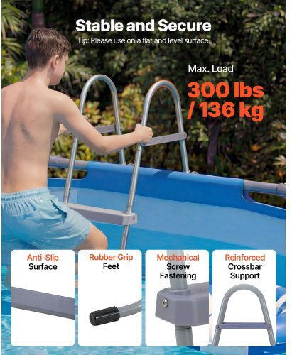 Vevor Silver Pool Ladder