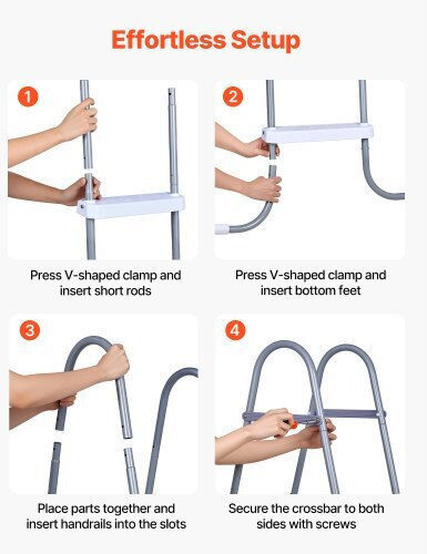 Vevor Silver Pool Ladder