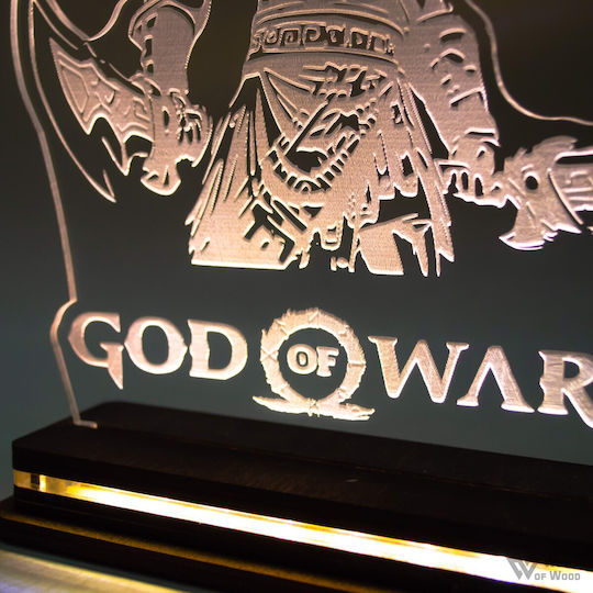 World of Wood Decorative Table Lamp God Of War - Kratos LED 19x18cm