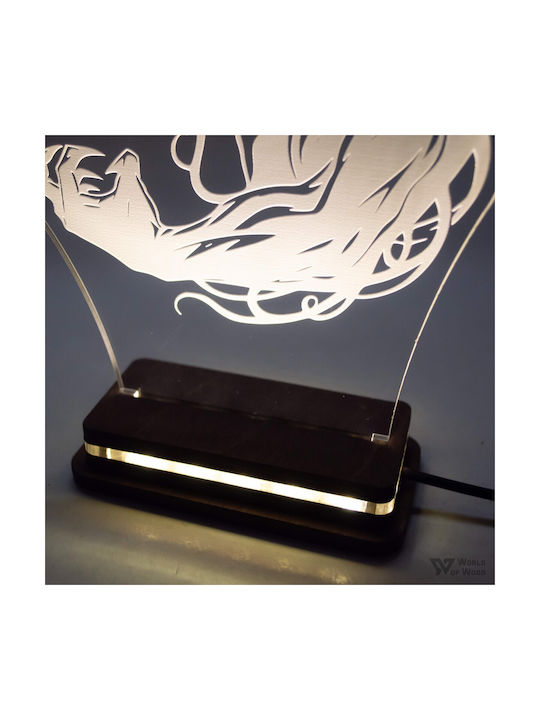 World of Wood Διακοσμητικό Φωτιστικό Venom LED 21x15εκ.