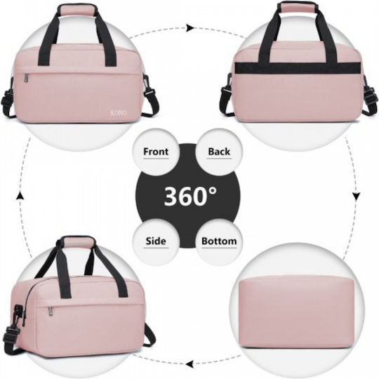 Miss Lulu Sac De Voiaj Roz Textil