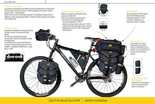 Sport Arsenal Snc Rear Bicycle Rack Art 215