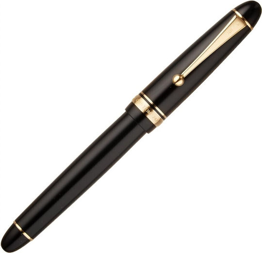 Pilot Custom Писалка Broad Черна с Черно Мастило