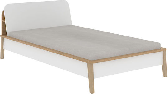 Neptune Κρεβάτι Ημίδιπλο για Στρώμα 120x200cm