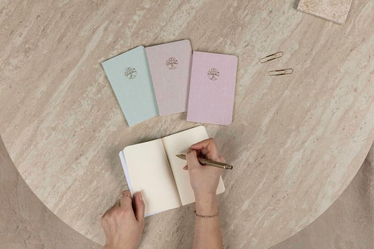 Clairefontaine Notebook 48 Sheets with Pen Case Pastel Blue