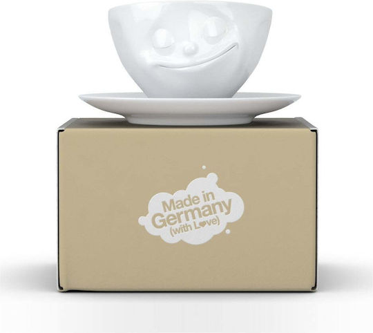 Kaffeetasse aus Porzellan Weiß 200ml