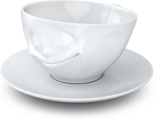 Kaffeetasse aus Porzellan Weiß 200ml