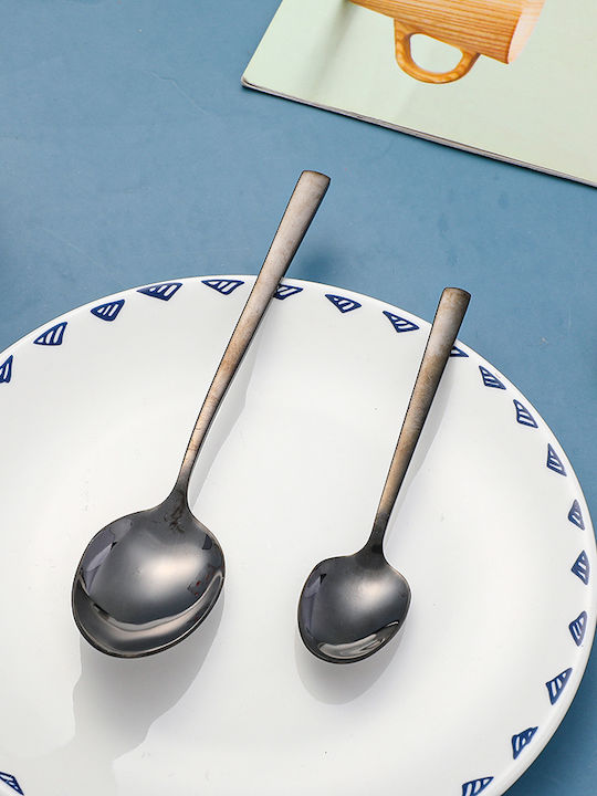 Löffel Abendessen Inox Silber