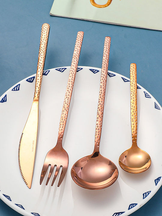 Food Fork Inox Rose Gold