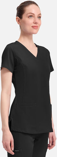 Healing Hands Monica Female Medical Blouse Black