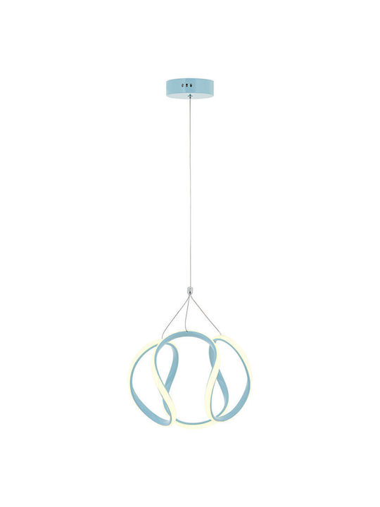 Buket Turquoise Led Ceiling Light 30x30x70cm