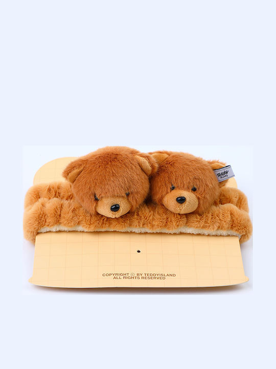 Kids Hair Band In Brown Colour