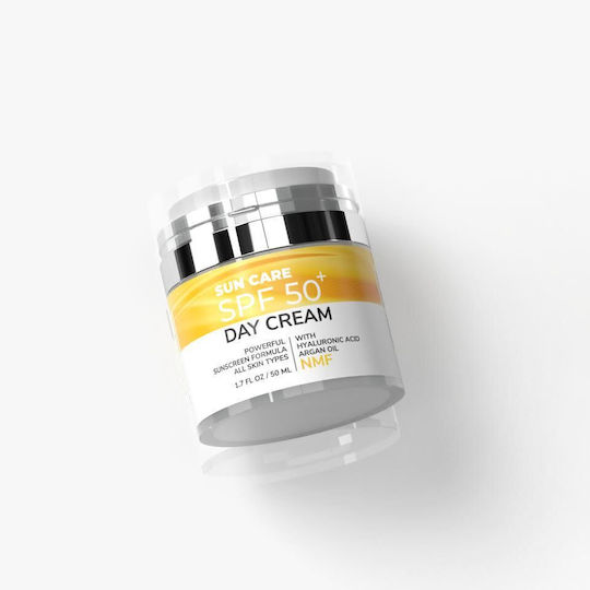 P. Kosmidis Light Cremă Hidratantă și Anti-îmbătrânire de Zi pentru Față 24h cu SPF50 cu Acid Hialuronic și Colagen 50ml