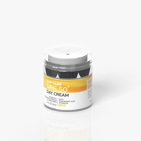 P. Kosmidis Light Cremă Hidratantă și Anti-îmbătrânire de Zi pentru Față 24h cu SPF50 cu Acid Hialuronic și Colagen 50ml