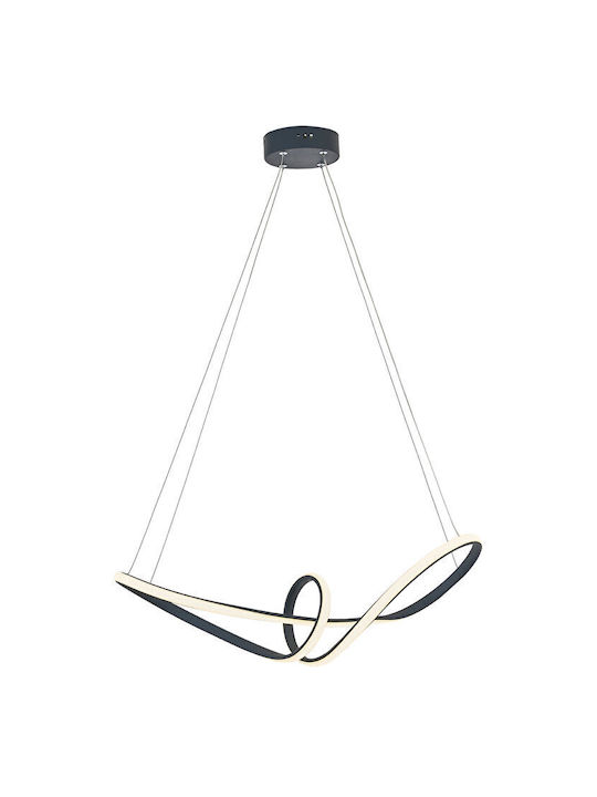 Gelkén Luxuriöse Metallische Integrierte LED Deckenleuchte Tageslicht Farbe Anthrazit 60x25x70cm Gelkén Luxuriöse Metallische Integrierte LED Deckenleuchte Tageslicht Farbe Anthrazit 60x25x70cm