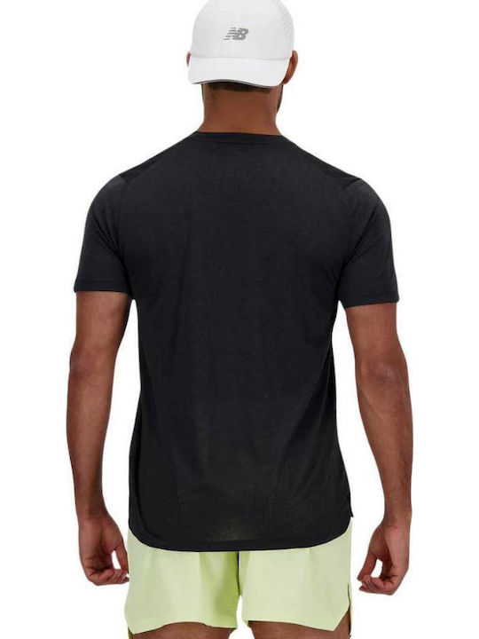 New Balance Athletics T-shirt Μαυρο